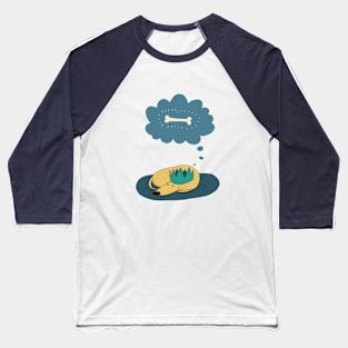 Dreaming Dog Baseball T-Shirt